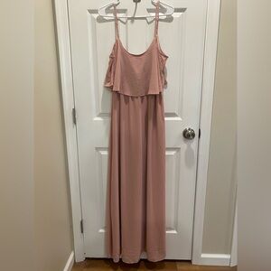 NWOT Böhme Elegant Pink Sleeveless Maxi Dress